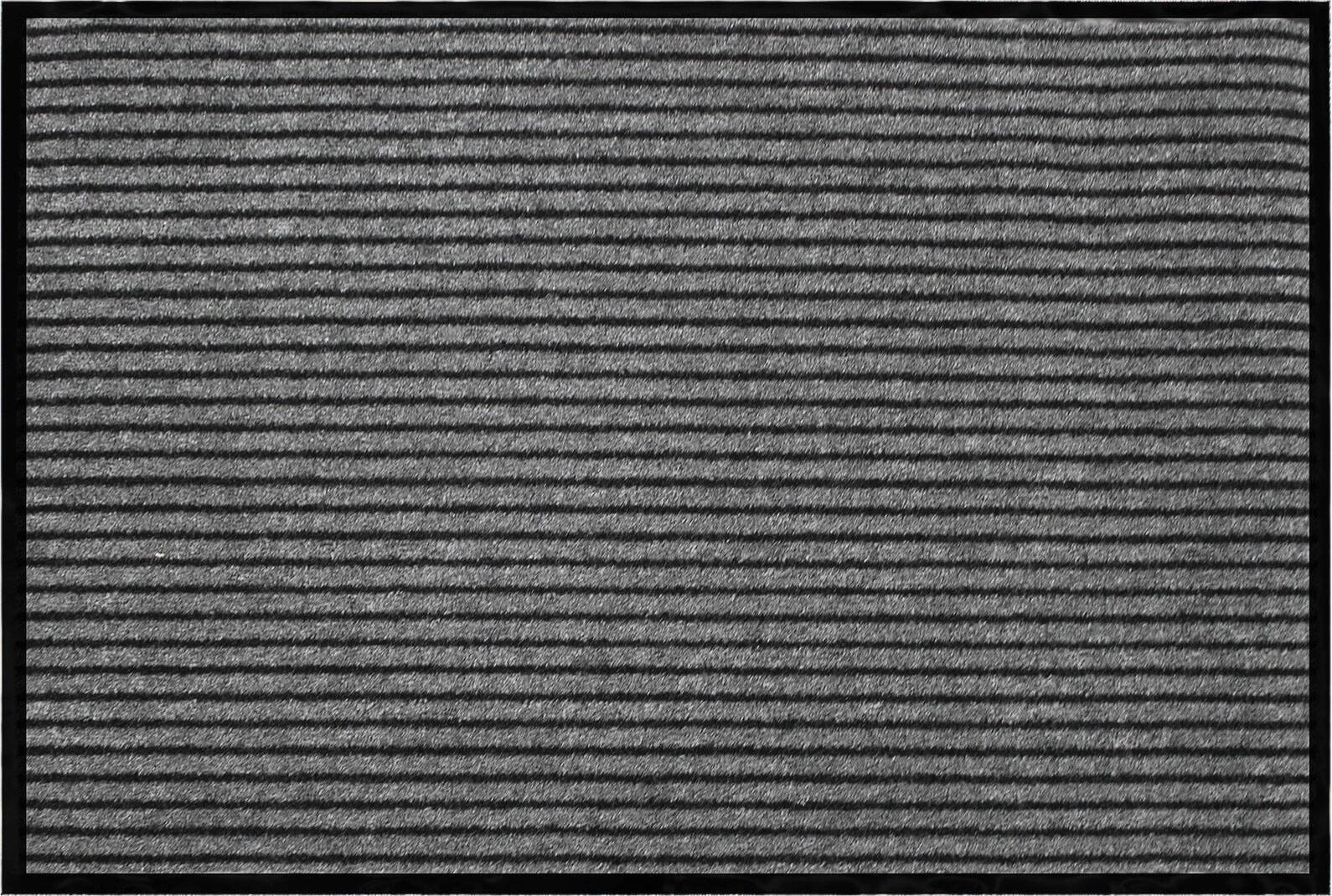 Douceur d`Interieur Rectangular door mat gray